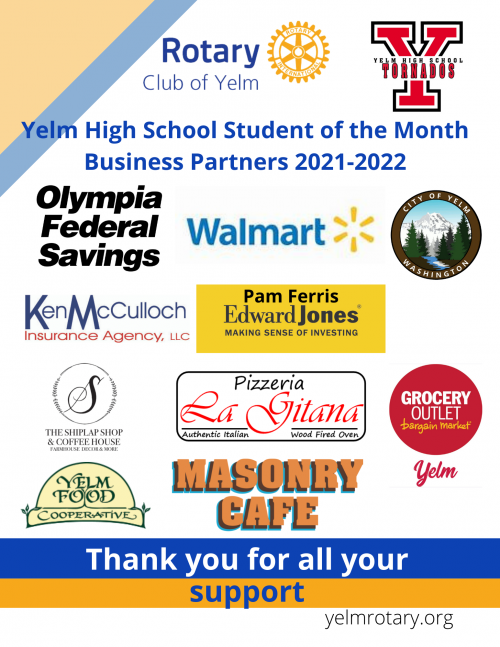 Student of the Month 2021-22 Business Partners